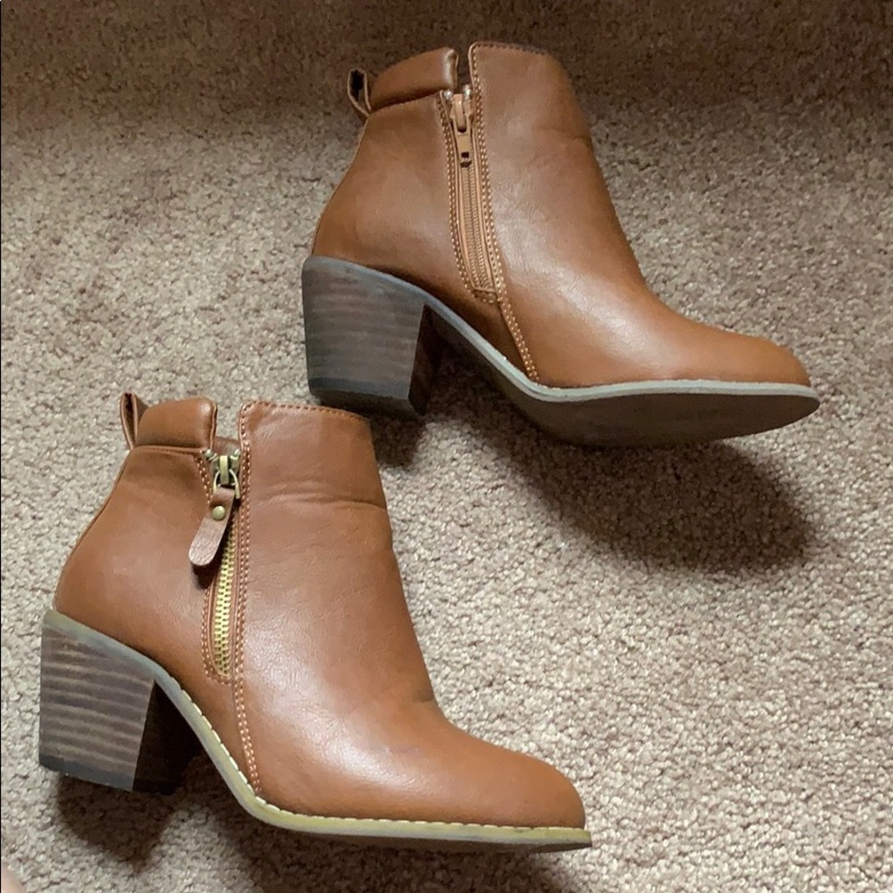 Tan Booties